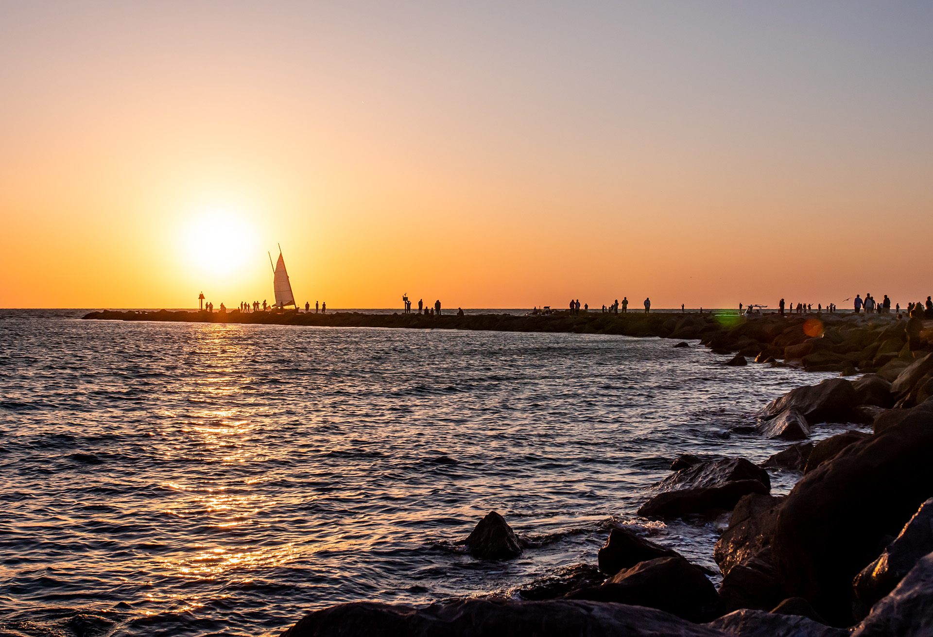 sunset venice